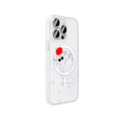 Apple iPhone 15 Pro Kılıf M-Safe Şarj Özellikli Şeffaf  Folk Sert Kapak thumbnail 4