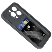 Apple iPhone 15 Pro Kılıf Kamera Korumalı Kartlık Hazneli  Vitra Kapak thumbnail 2