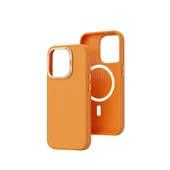 Apple iPhone 15 Pro Kılıf Wiwu SP-019 M-safe Şarj Özellikli Vegan Leather Deri Kapak thumbnail 5