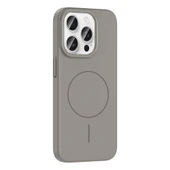 Apple iPhone 15 Pro Kılıf M-safe Şarj Özellikli  Ruby Sert Kapak thumbnail 4