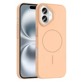 Apple iPhone 16 Plus Kılıf M-safe Şarj Özellikli  Ruby Sert Kapak thumbnail 1