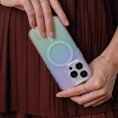 Apple iPhone 15 Pro Kılıf M-safe Şarj Özellikli Parlayan Arka Yüzey Coehl Linear Kapak thumbnail 4