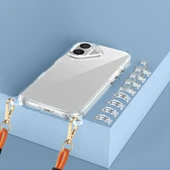 Apple iPhone 16 Kılıf Airbagli Takılabilir Askı Aparatlı  Snap Silikon Kapak thumbnail 5