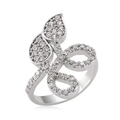 Supertrend Gümüş Yaprak Bayan Yüzük - 1