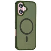 Apple iPhone 16 Kılıf M-safe Şarj Özellikli Mat Arka Yüzey  Sio Kapak thumbnail 7