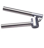 Paslanmaz Çelik Koncıs Sarımsak Ezici Pratik Sarımsak Ezeceği Lüks Çelik Sarımsak Ezeceği - 1