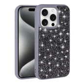 Apple iPhone 15 Pro Kılıf Parlak Taşlı Tasarım  Pırlanta Kapak thumbnail 6