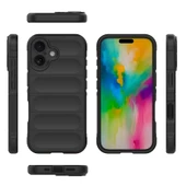 Apple iPhone 16 Kılıf Esnek TPU Oyuklu Arka Yüzey Tasarımlı  Etnik Silikon Kapak thumbnail 5