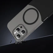 Apple iPhone 16 Pro Kılıf M-Safe Şarj Özellikli Mıknatıslı  Duble Kapak thumbnail 3