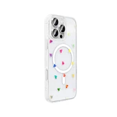 Apple iPhone 16 Pro Max Kılıf M-Safe Şarj Özellikli Şeffaf  Folk Sert Kapak thumbnail 7