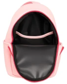 Yuga Suni Deri Dört Gözlü Sırt Çantası Pembe - 4