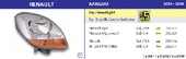 FAR-RENAULT KANGO ( 2005› )  SOL SARI SİNYALLİ - AYFAR-202243 - 1