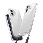 Apple iPhone 16 Plus Kılıf Airbagli Takılabilir Askı Aparatlı  Snap Silikon Kapak thumbnail 2