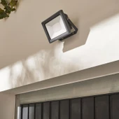 Elektrikle Çalışır, 50 Watt BEYAZ Işık İç ve Dış Mekan Slim Led Projektör, Yağmurdan Etkilenmez thumbnail 7