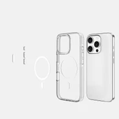 Apple iPhone 16 Pro Kılıf M-safe Şarj Özellikli Kamera Korumalı  Kripto Kapak thumbnail 6