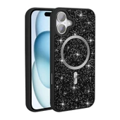 Apple iPhone 16 Pro Kılıf Pırlanta Tasarımlı M-safe Şarj Özellikli  Mozaik Silikon Kapak thumbnail 3