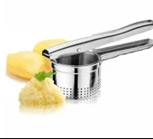 PASLANMAZ ÇELİK PATATES EZİCİ BÜYÜK HAZNELİ NARENCİYE SIKACAĞI - 8