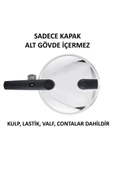Fissler Düdüklü Kapağı Parlak Gövde Vitaquick Serisi 3,5 - 4,5 - 6 litreler için - 1