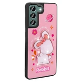 Galaxy S21 FE Kılıf Parlayan Kabartmalı İkonik Figürlü  Amas Silikon Kapak thumbnail 6