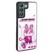 Galaxy S22 Kılıf Parlayan Kabartmalı İkonik Figürlü  Amas Silikon Kapak thumbnail 7