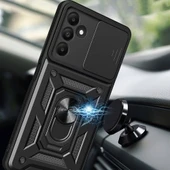 Galaxy A15 Kılıf Magnetik Standlı Kamera Korumalı  Sürgülü Vega Kapak thumbnail 7