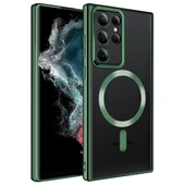 Galaxy S22 Ultra Kılıf M-safe Wireless Şarj Özellikli  Setro Silikon thumbnail 1