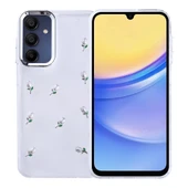 Galaxy A15 Kılıf Airbag Tasarımlı Simli Şeffaf  Kutup Kapak thumbnail 1