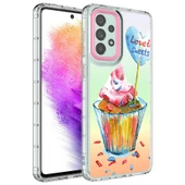 Galaxy A13 4G Kılıf Kamera Korumalı Renkli Desenli Sert Silikon  Korn Kapak thumbnail 1