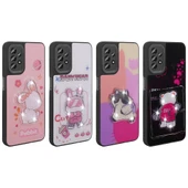 Galaxy A23 Kılıf Parlayan Kabartmalı İkonik Figürlü  Amas Silikon Kapak thumbnail 4