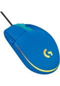Logitech 910-005801 G102 Lightsync Mavi 8000Dpı 6 Tuş Optik RGB Blue Kablolu Gaming (Oyuncu) Mouse - 1