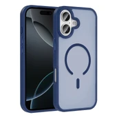 Apple iPhone 17 Kılıf M-safe Şarj Özellikli Mat Arka Yüzey Zore Sio Kapak - 1