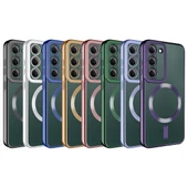 Galaxy S23 Kılıf M-safe Wireless Şarj Özellikli  Setro Silikon thumbnail 3