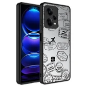Xiaomi Redmi Note 12 Pro 5G Kılıf Aynalı Desenli Kamera Korumalı Parlak  Mirror Kapak thumbnail 1