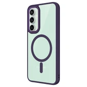 Galaxy S23 FE Kılıf Wireless Şarj Özellikli  Krom M-safe Silikon Kapak thumbnail 4