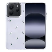 Xiaomi Redmi Note 14 5G Kılıf Airbag Tasarımlı Simli Şeffaf  Kutup Kapak thumbnail 1