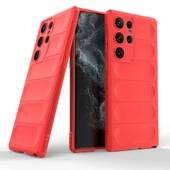 Galaxy S23 Ultra Kılıf Esnek TPU Oyuklu Arka Yüzey Tasarımlı  Etnik Silikon Kapak thumbnail 2