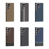 Galaxy S24 Ultra Kılıf M-safe Şarj Özellikli Karbon Fiber Görünümlü  Gros Kapak thumbnail 3