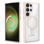 Galaxy S23 Ultra Kılıf M-safe Wireless Şarj Özellikli Silikon  Ege Kapak thumbnail 1