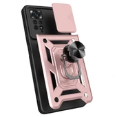 Xiaomi Redmi Note 11 Pro 4G Kılıf Magnetik Standlı Kamera Korumalı  Sürgülü Vega Kapak thumbnail 4