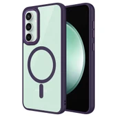 Galaxy S23 FE Kılıf Wireless Şarj Özellikli  Krom M-safe Silikon Kapak thumbnail 1