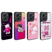 Xiaomi Redmi 13C Kılıf Parlayan Kabartmalı İkonik Figürlü  Amas Silikon Kapak thumbnail 3