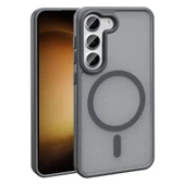 Galaxy S23 Kılıf M-safe Şarj Özellikli Mat Arka Yüzey  Sio Kapak thumbnail 1