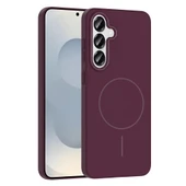 Galaxy S24 Kılıf M-safe Şarj Özellikli  Ruby Sert Kapak thumbnail 1