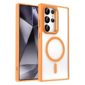 Galaxy S24 Ultra Kılıf M-safe Şarj Özellikli Standlı  M-safe Klon Kapak thumbnail 1