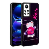 Xiaomi Redmi Note 12 Pro 4G Kılıf Parlayan Kabartmalı İkonik Figürlü  Amas Silikon Kapak thumbnail 1