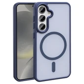 Galaxy S24 FE Kılıf M-safe Şarj Özellikli Mat Arka Yüzey  Sio Kapak thumbnail 2