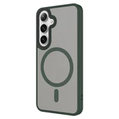 Galaxy S24 Kılıf Sert PC Arka Yüzey Wireless Şarj Özellikli  Flet M-safe Kapak thumbnail 4