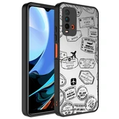 Xiaomi Redmi Note 9 4G Kılıf Aynalı Desenli Kamera Korumalı Parlak  Mirror Kapak thumbnail 1