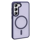 Galaxy S23 Kılıf M-safe Şarj Özellikli Mat Arka Yüzey  Sio Kapak thumbnail 3