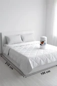 Niron Çift Kişilik Yorgan + 2 Adet Yastık Seti – 195x215 cm 4 Mevsim Mikrofiber Konfor thumbnail 6